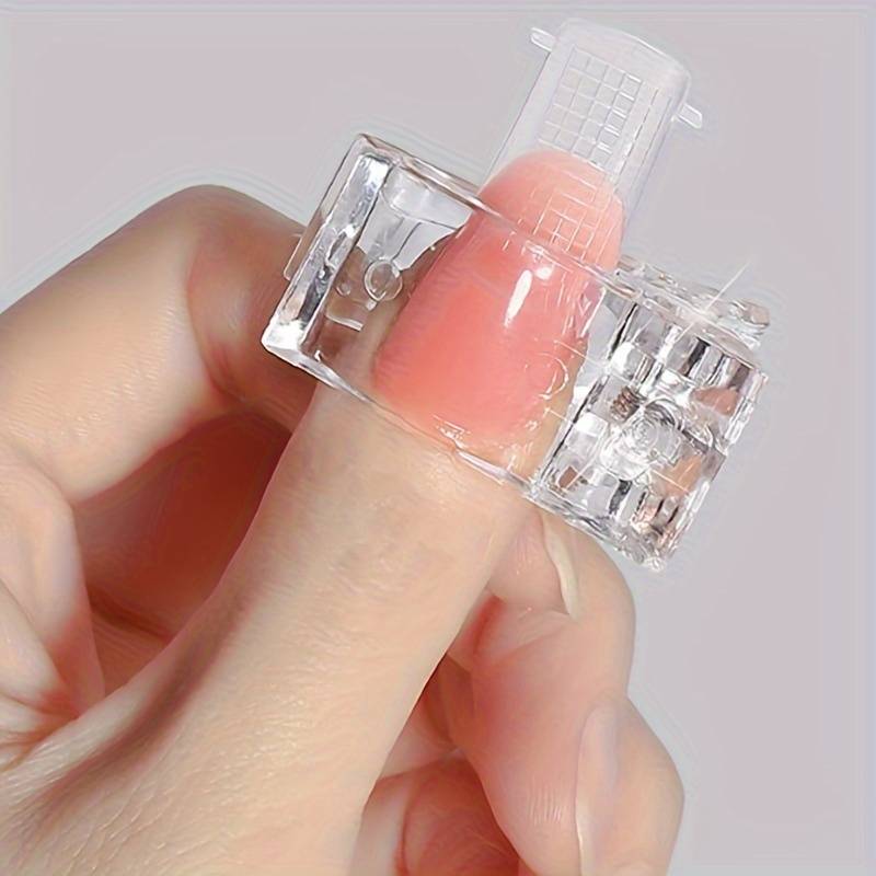 Quick And Easy Poly Gel Nail Extension Builder Clips Perfect - Temu